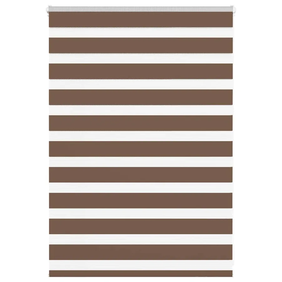 Store zèbre marron 110x100cm largeur du tissu 105,9cm polyester