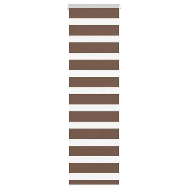 Store zèbre marron 50x100 cm largeur du tissu 45,9 cm polyester