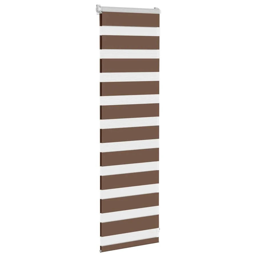 Store zèbre marron 50x100 cm largeur du tissu 45,9 cm polyester - 3