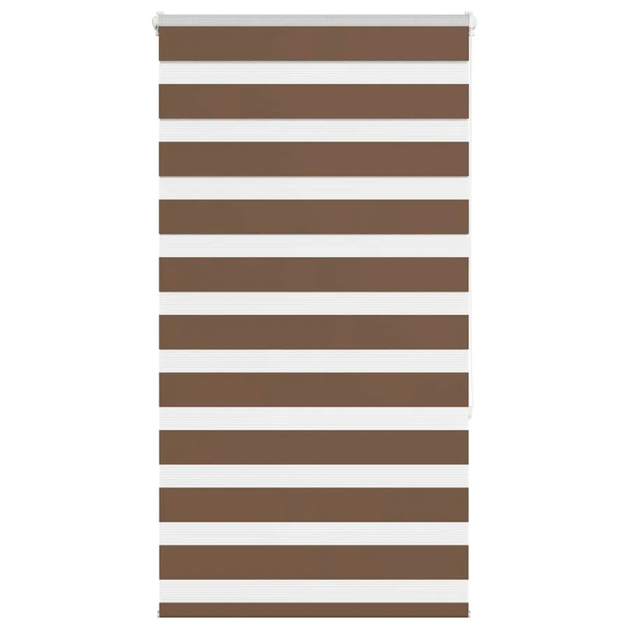 Store zèbre marron 85x150 cm largeur du tissu 80,9 cm polyester