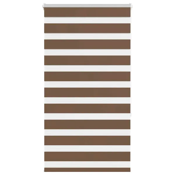 Store zèbre marron 85x150 cm largeur du tissu 80,9 cm polyester