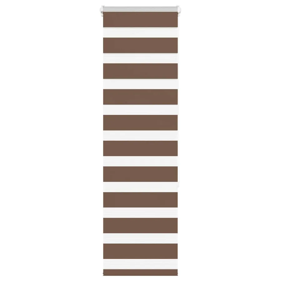 Store zèbre marron 50x150 cm largeur du tissu 45,9 cm polyester