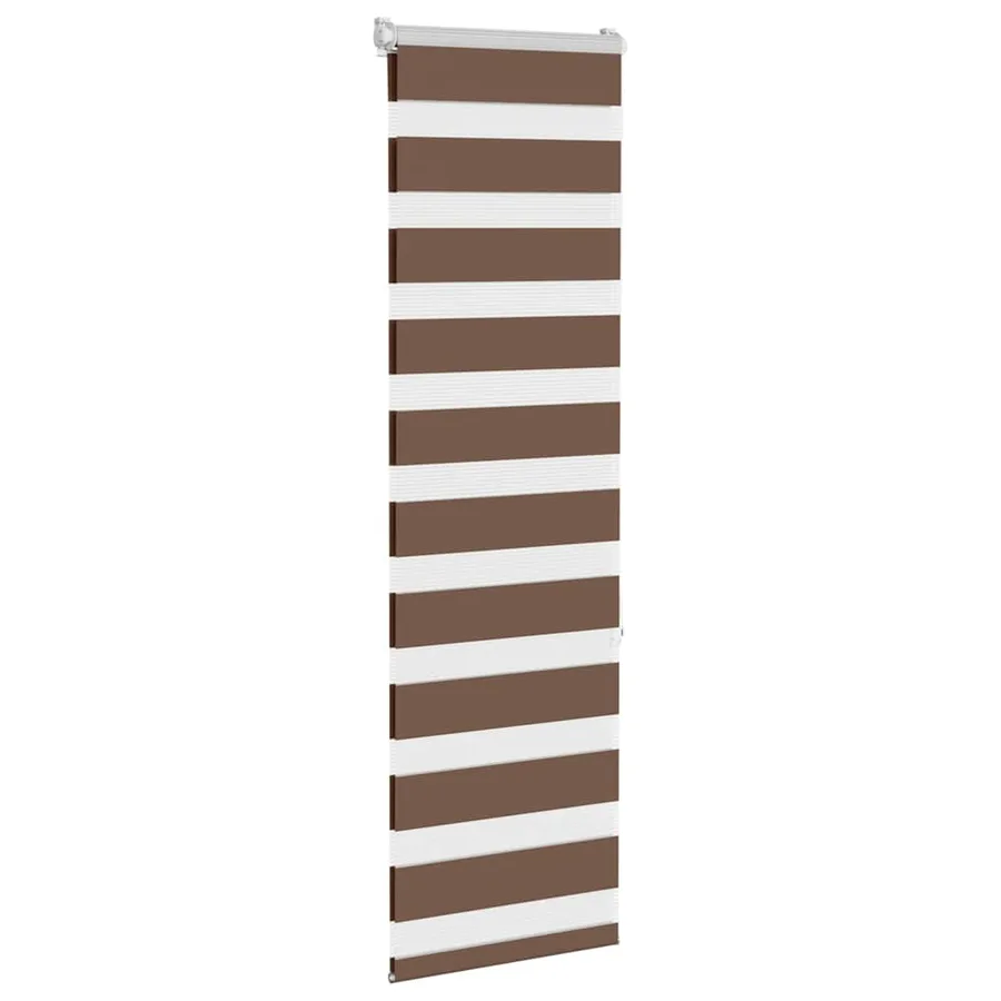Store zèbre marron 50x150 cm largeur du tissu 45,9 cm polyester - 3