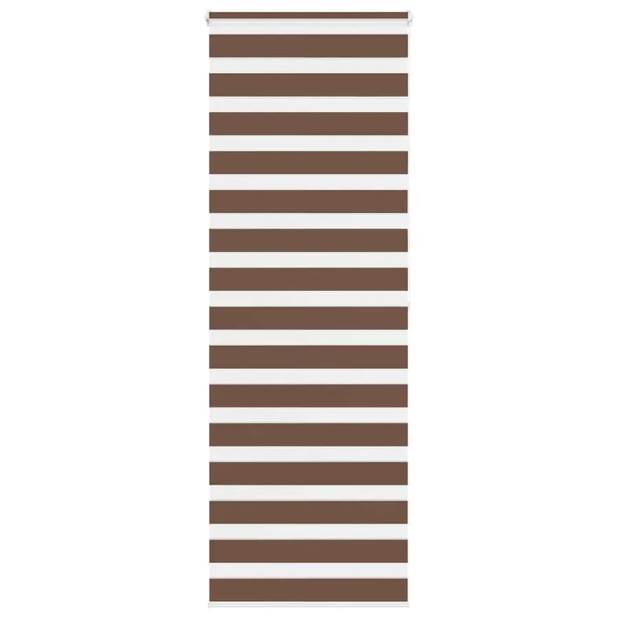 Store zèbre marron 75x200 cm largeur du tissu 70,9 cm polyester