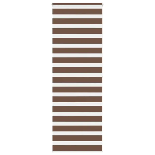 Store zèbre marron 75x200 cm largeur du tissu 70,9 cm polyester