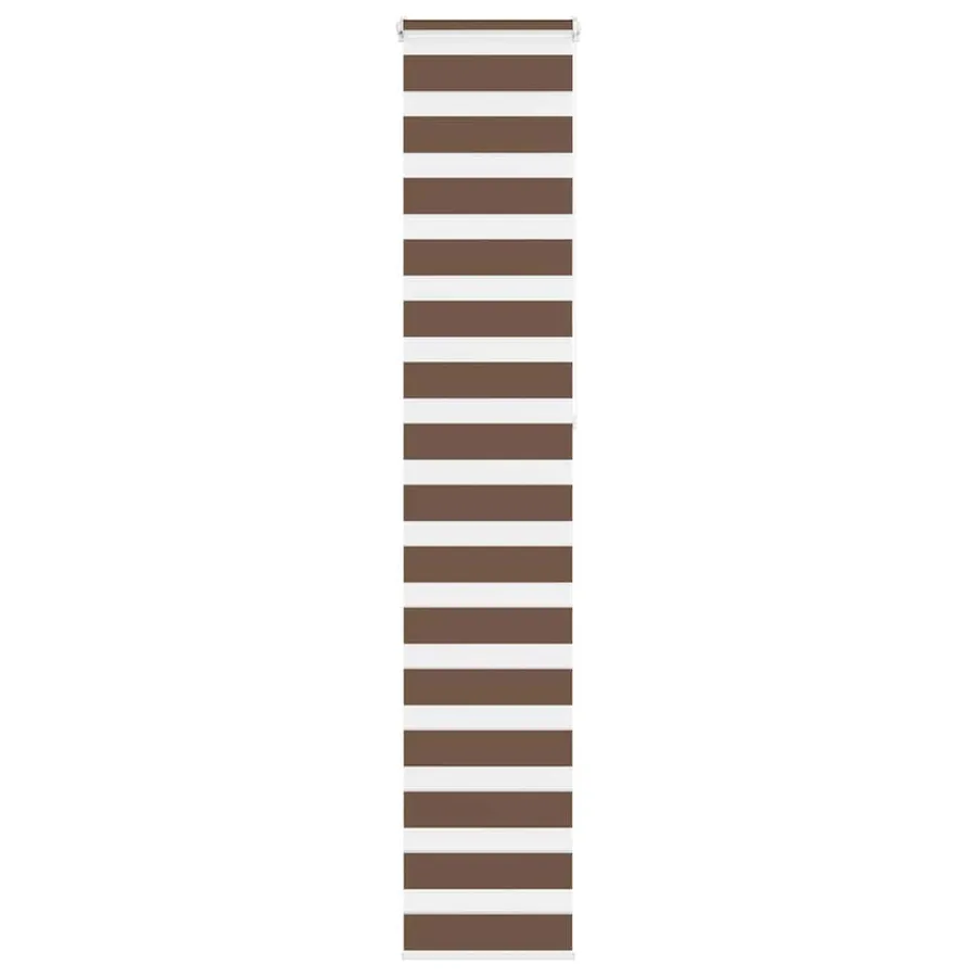 Store zèbre marron 50x230 cm largeur du tissu 45,9 cm polyester