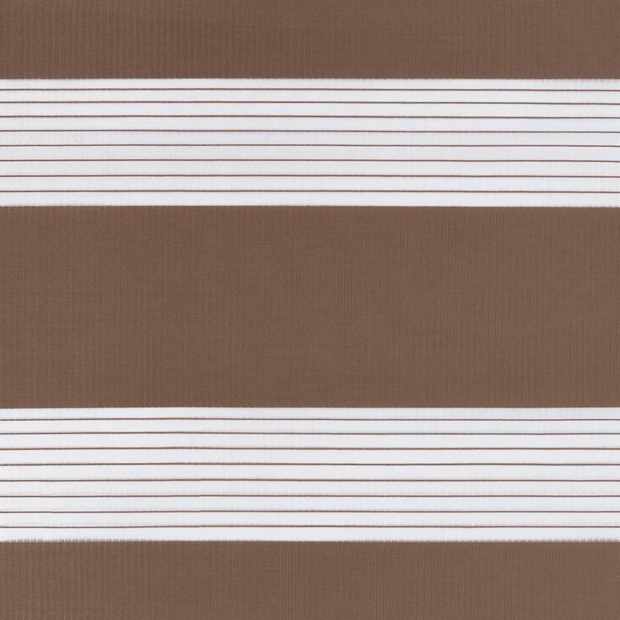 Store zèbre marron 50x230 cm largeur du tissu 45,9 cm polyester - 15