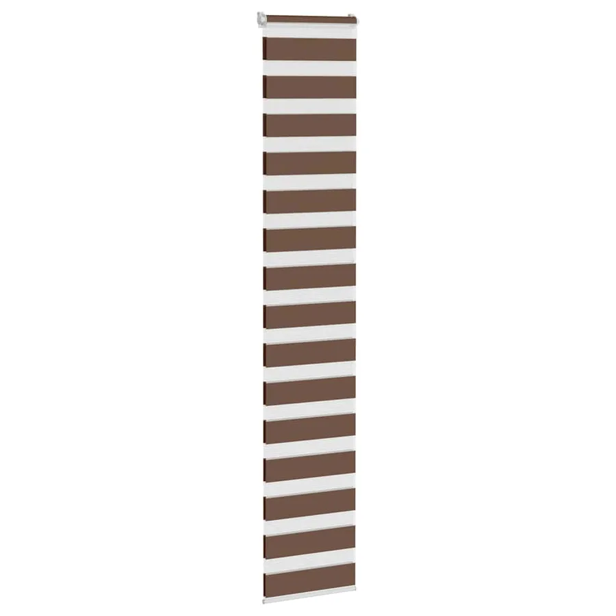 Store zèbre marron 50x230 cm largeur du tissu 45,9 cm polyester - 3