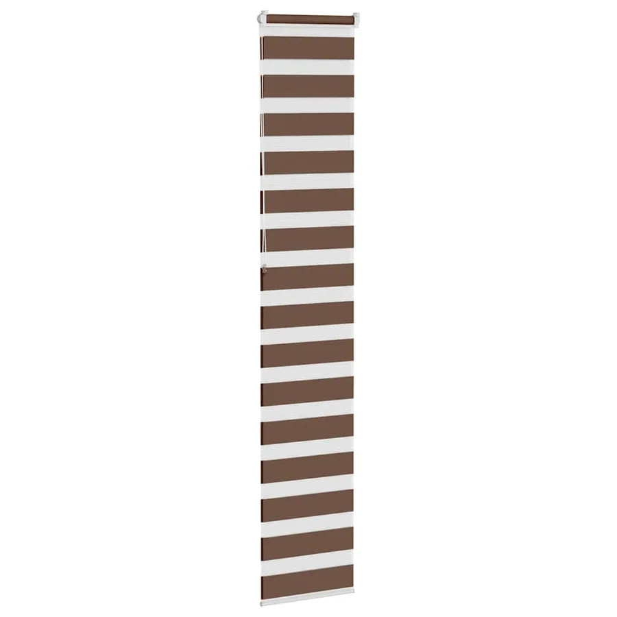 Store zèbre marron 50x230 cm largeur du tissu 45,9 cm polyester - 4