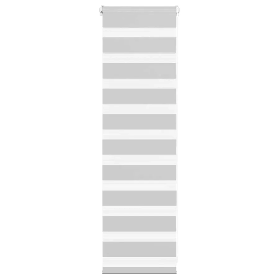 Store zèbre gris clair largeur du tissu 35,9 cm polyester