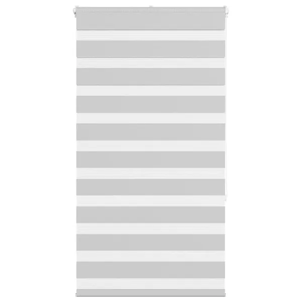 Store zèbre gris clair largeur du tissu 75,9 cm polyester