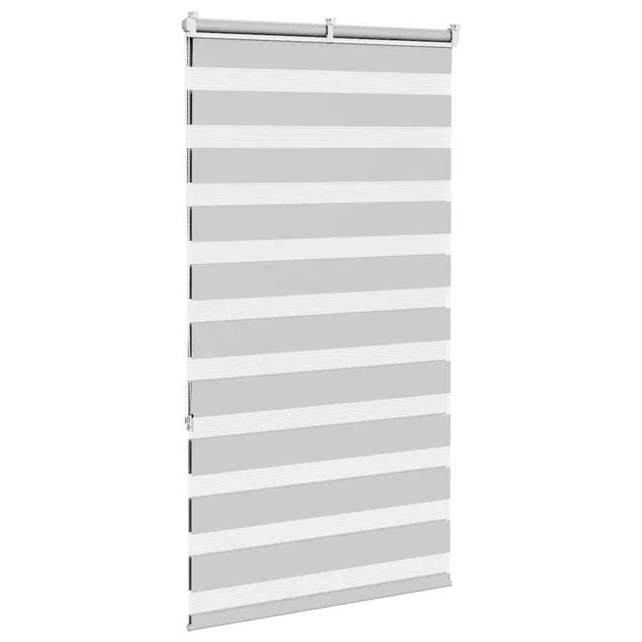 Store zèbre gris clair largeur du tissu 75,9 cm polyester - 4