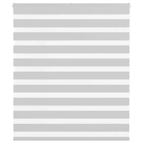 Store zèbre gris clair largeur du tissu 115,9 cm polyester