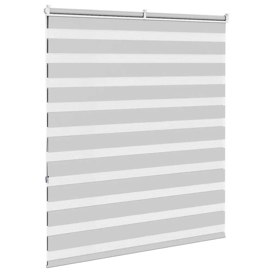Store zèbre gris clair largeur du tissu 115,9 cm polyester - 4