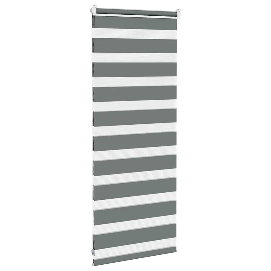 Store zèbre gris foncé largeur du tissu 60,9 cm polyester - 4