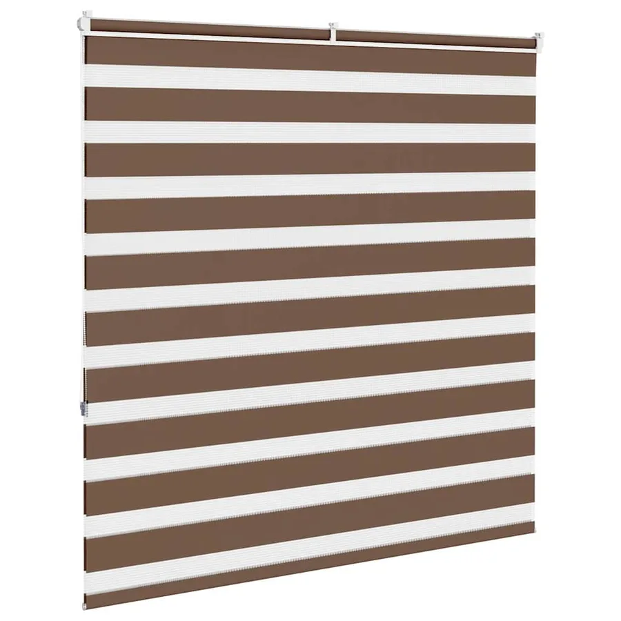 Store zèbre marron 145x150cm largeur du tissu 140,9cm polyester - 4