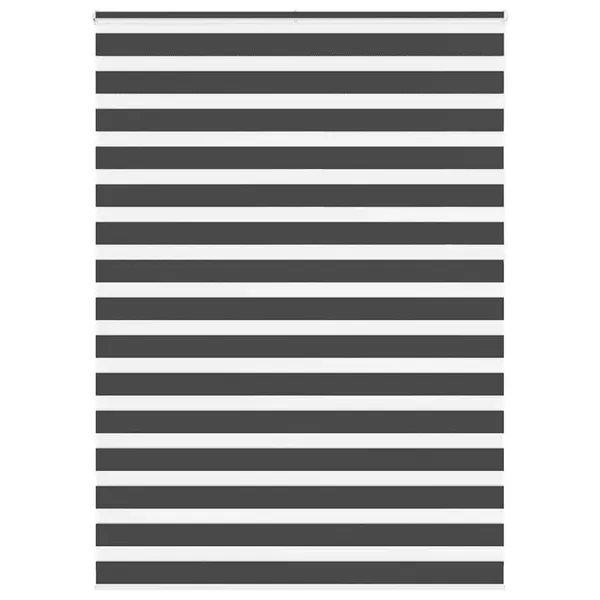 Store zèbre noir 160x230 cm largeur du tissu 155,9 cm polyester