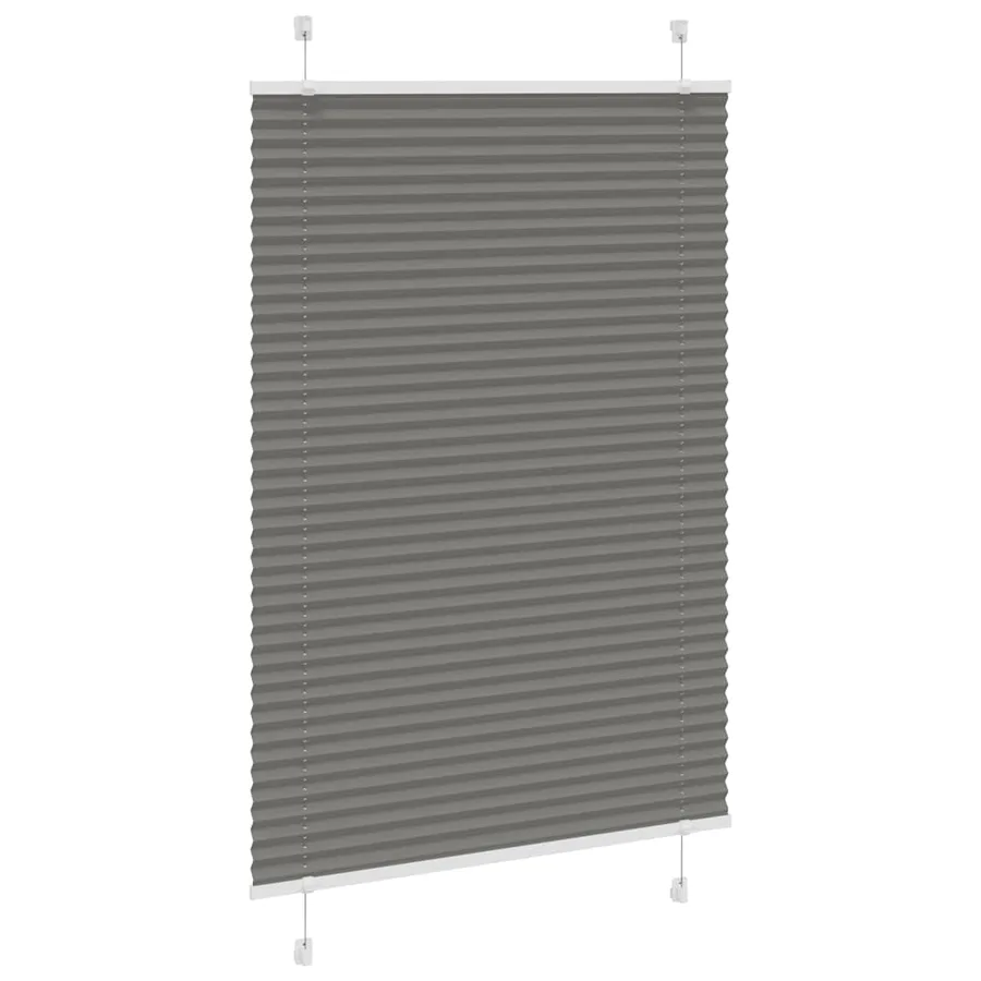 Store plissé anthracite 95x100 cm largeur du tissu 94,4 cm - 3