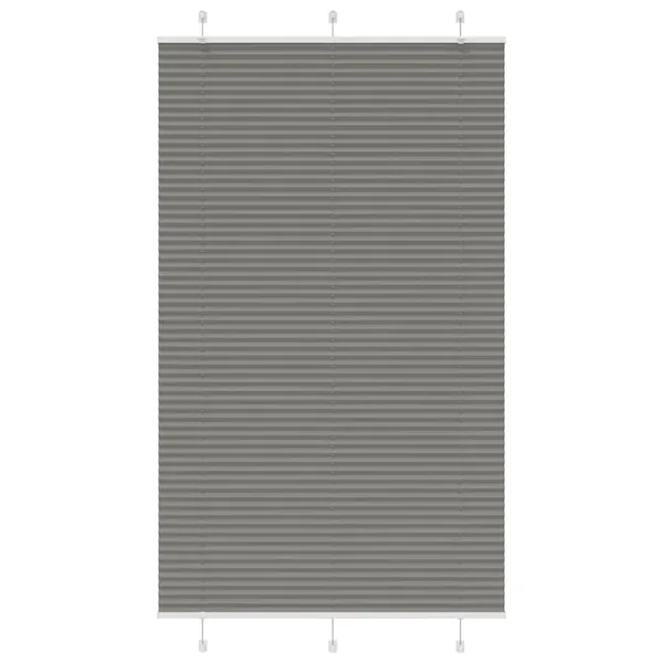 Store plissé anthracite 115x200 cm largeur du tissu 114,4 cm