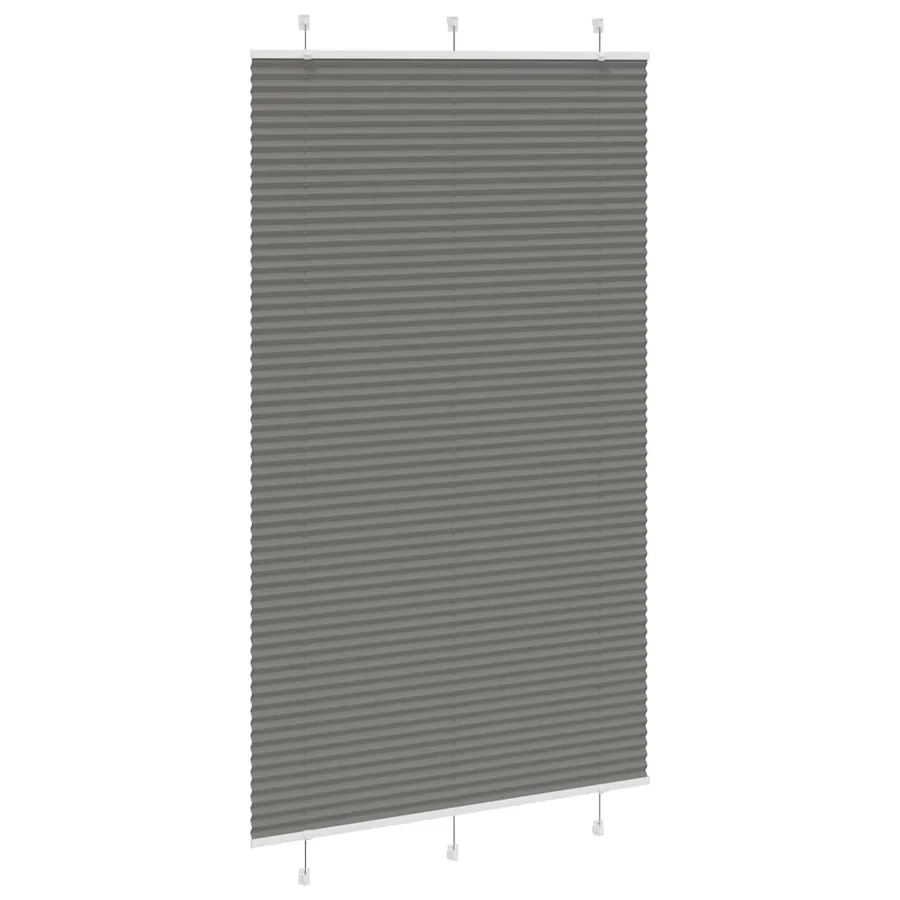 Store plissé anthracite 115x200 cm largeur du tissu 114,4 cm - 3