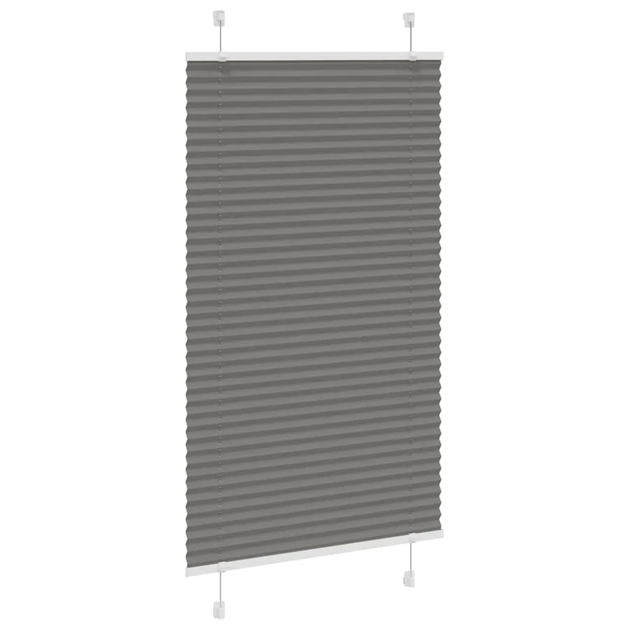Store plissé anthracite 70x100 cm largeur du tissu 69,4 cm - 3