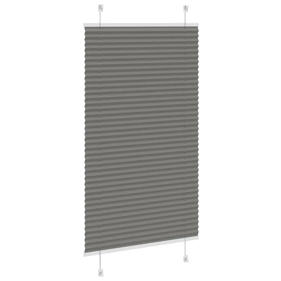 Store plissé anthracite 70x100 cm largeur du tissu 69,4 cm - 4