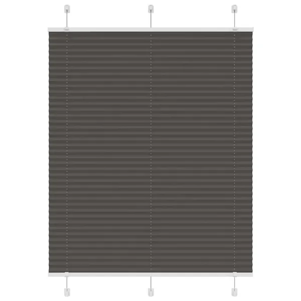 Store plissé noir 105x100 cm largeur du tissu 104,4cm polyester