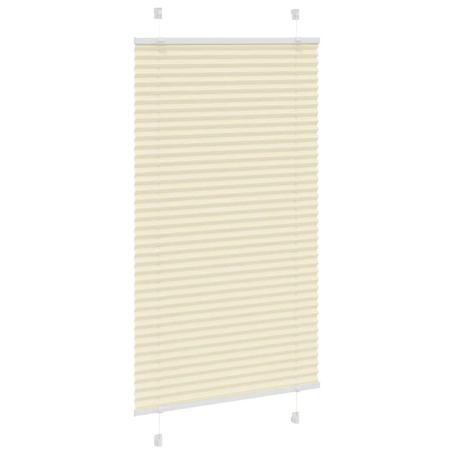 Store plissé crème 80x100 cm largeur du tissu 79,4 cm polyester - 3