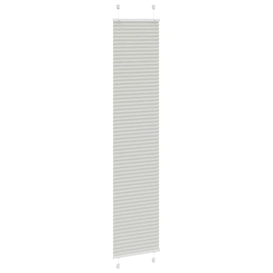 Store plissé gris clair 45x200 cm largeur du tissu 44,4 cm - 3