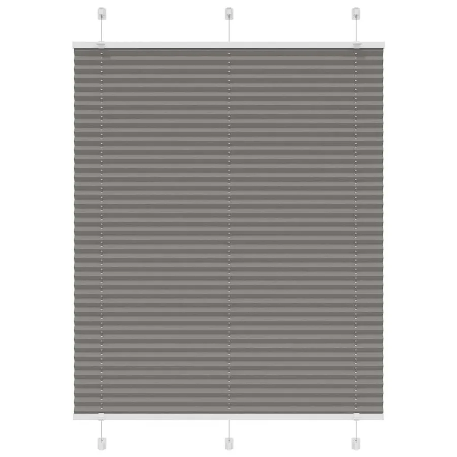 Store plissé anthracite 105x100 cm largeur du tissu 104,4 cm - 2