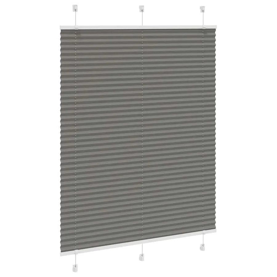 Store plissé anthracite 105x100 cm largeur du tissu 104,4 cm - 3