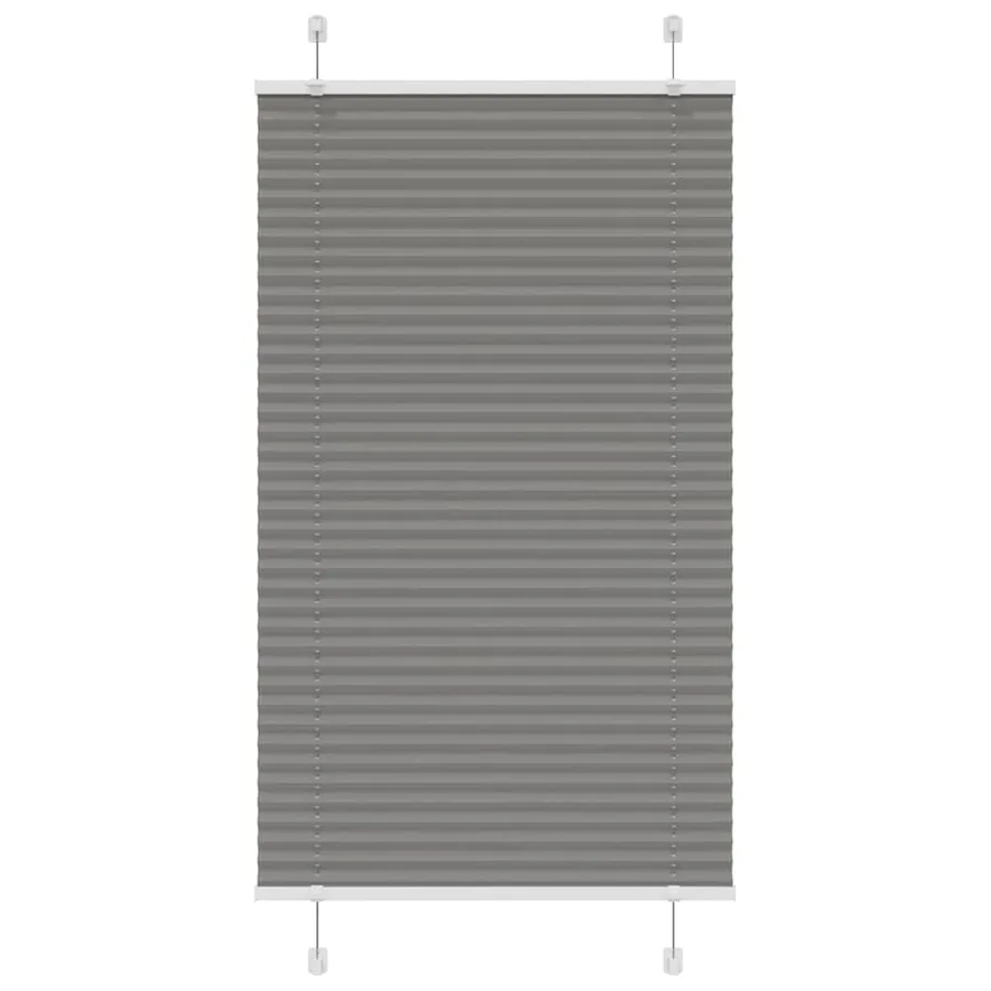 Store plissé anthracite 80x150 cm largeur du tissu 79,4 cm