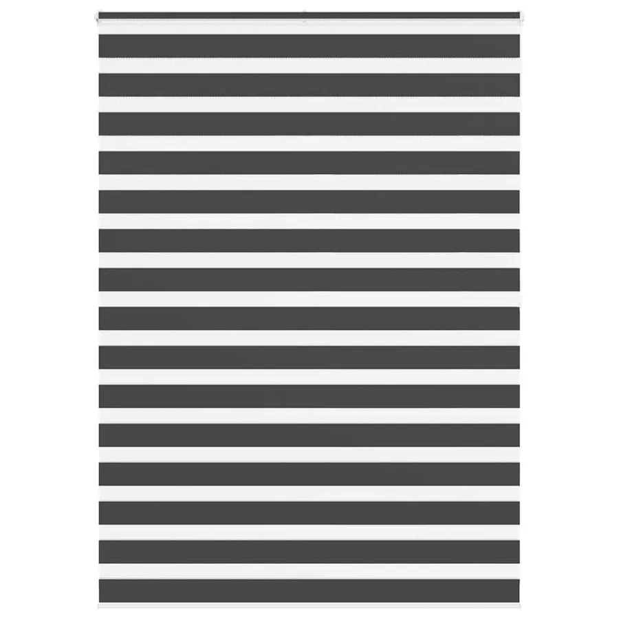 Store zèbre noir 160x200 cm largeur du tissu 155,9 cm polyester