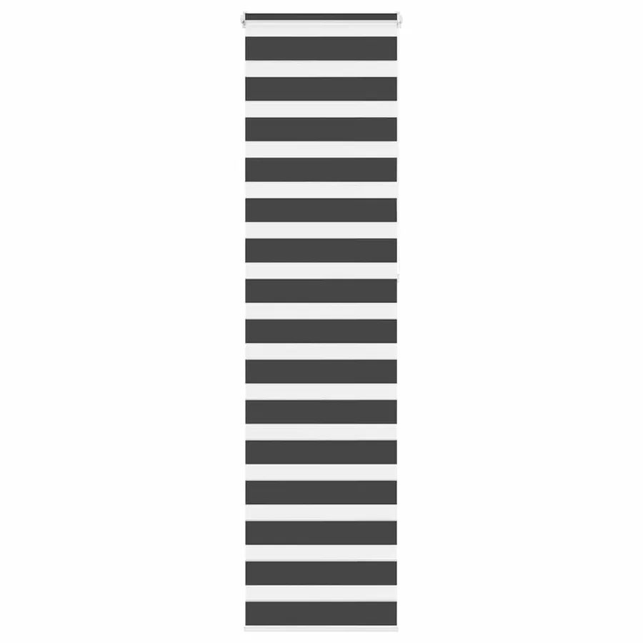 Store zèbre noir 55x230 cm largeur du tissu 50,9 cm polyester