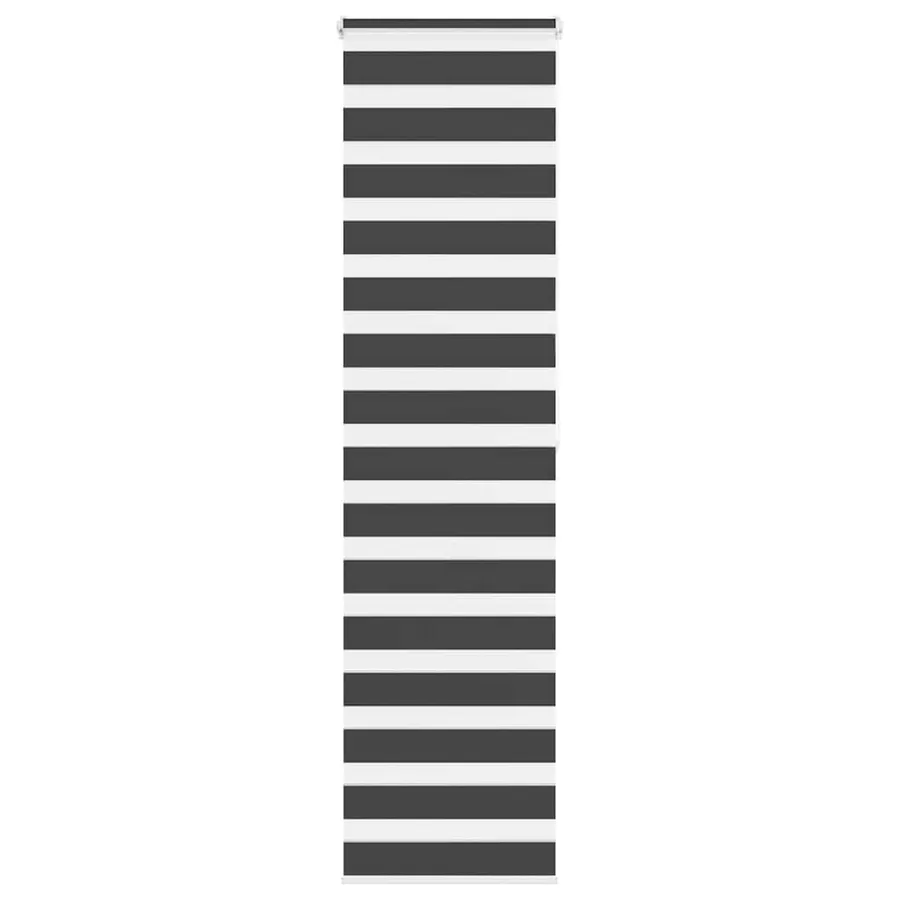Store zèbre noir 55x200 cm largeur du tissu 50,9 cm polyester