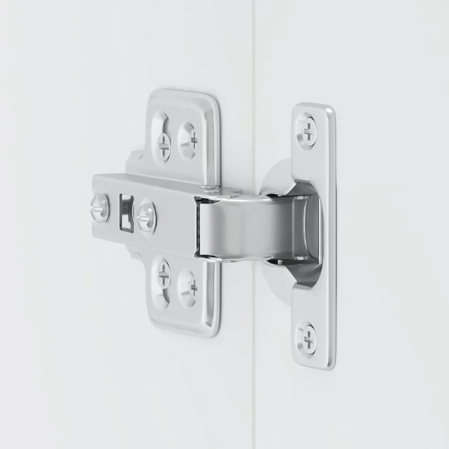 Armoire murale de cuisine Porto blanc brillant bois ingénierie - 9