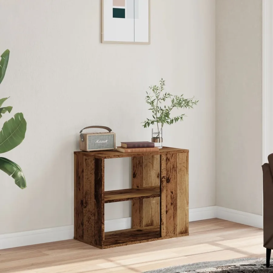 Armoire latérale vieux bois 60x30x50 cm bois d'ingénierie - 3