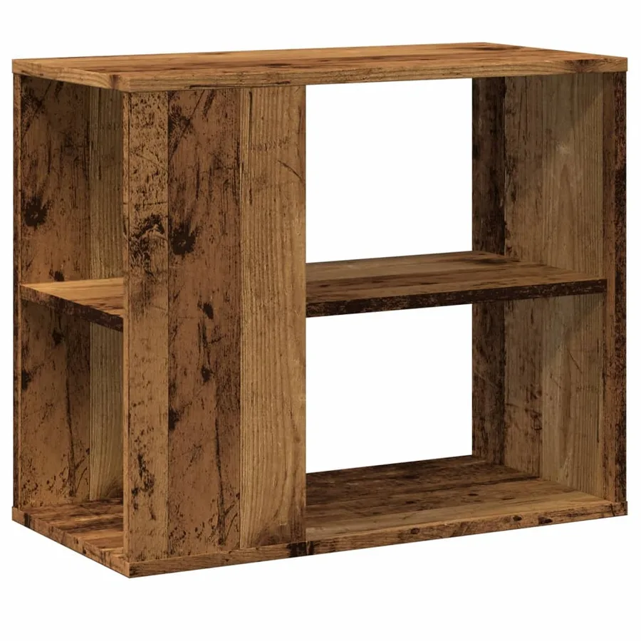 Armoire latérale vieux bois 60x30x50 cm bois d'ingénierie - 6