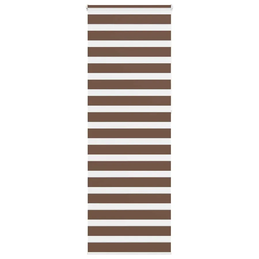 Store zèbre marron 85x230 cm largeur du tissu 80,9 cm polyester