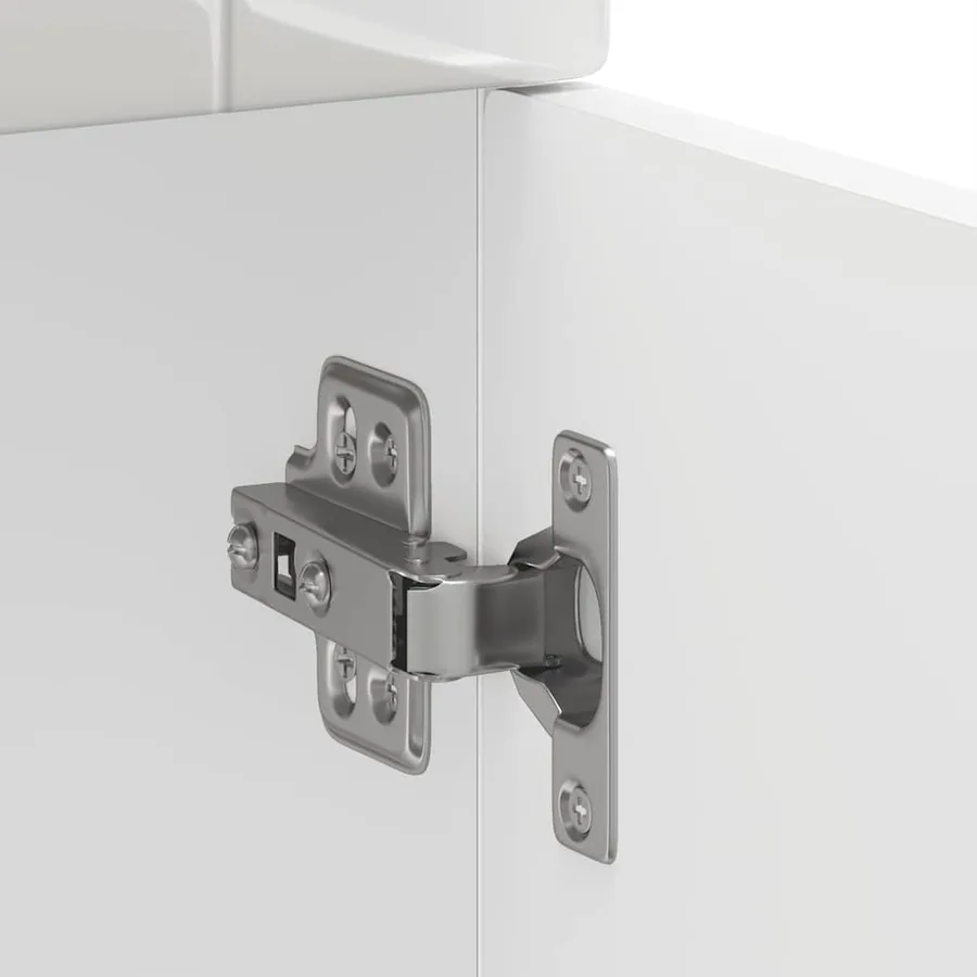 Armoire de cuisine Porto blanc brillant bois ingénierie - 10