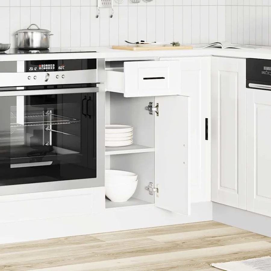 Armoire de cuisine Porto blanc bois d'ingénierie - 3