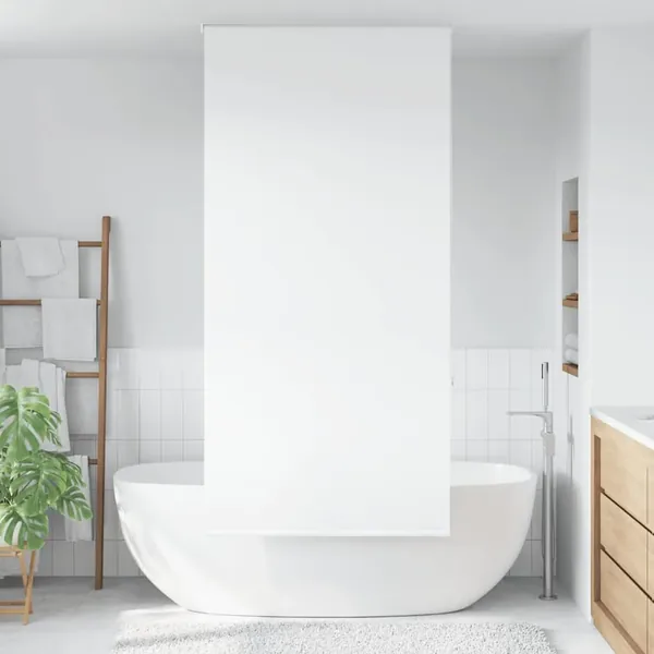 Store enrouleur de douche 100x240 cm largeur du tissu 96 cm