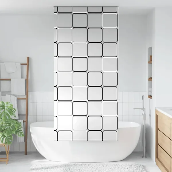 Store enrouleur de douche 90x240 cm largeur du tissu 86 cm