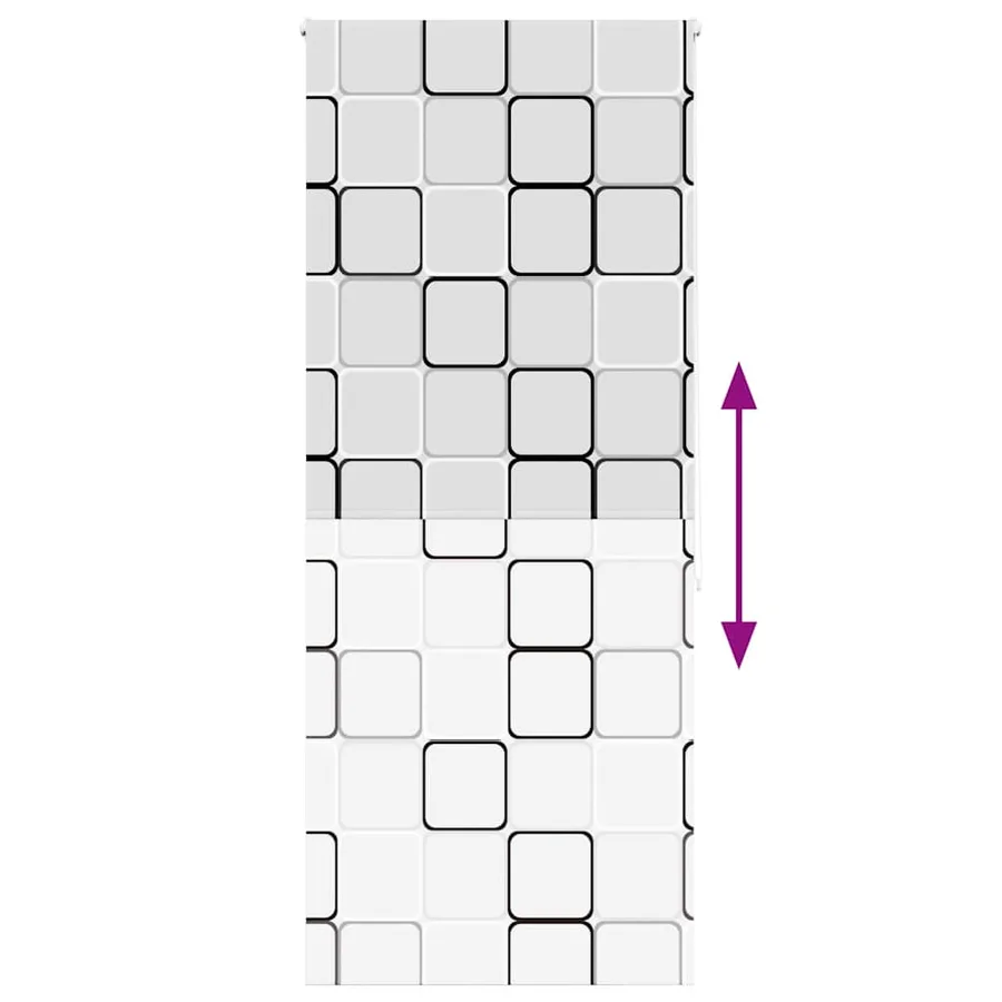 Store enrouleur de douche 90x240 cm largeur du tissu 86 cm - 5
