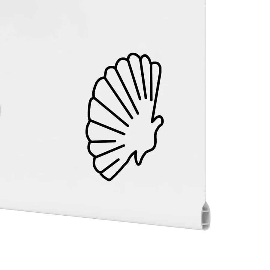Store enrouleur de douche 100x240 cm largeur du tissu 96 cm - 12