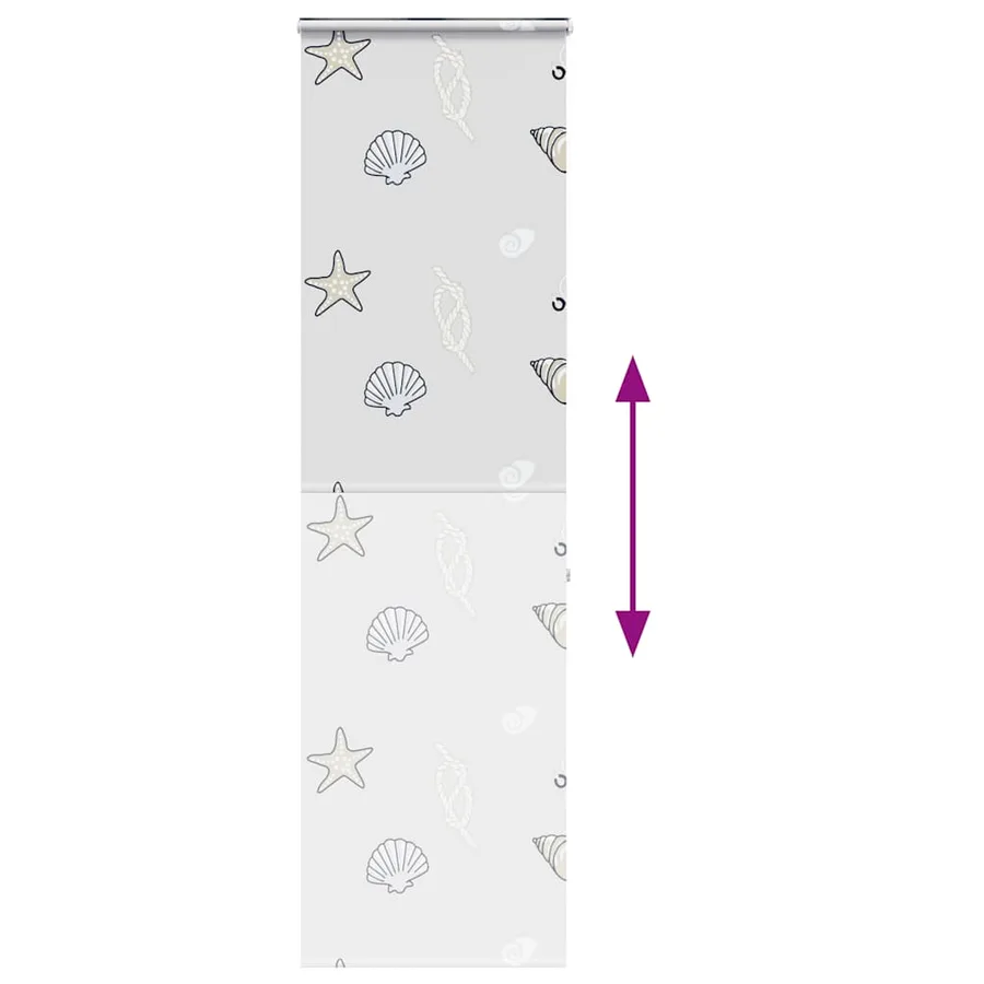 Store enrouleur de douche avec cassette largeur du tissu 56 cm - 5