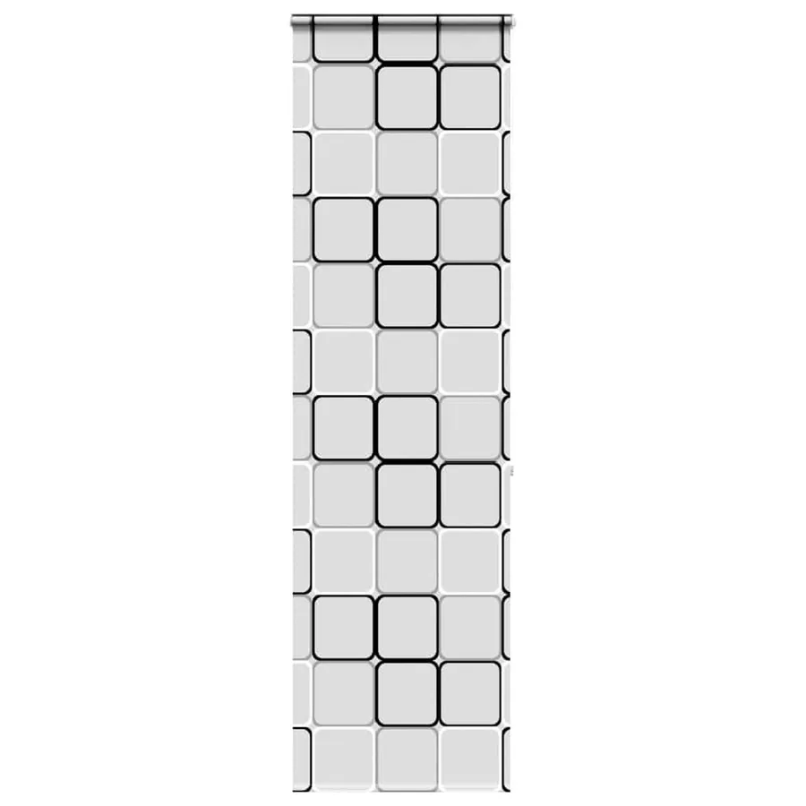 Store enrouleur de douche avec cassette largeur du tissu 76 cm