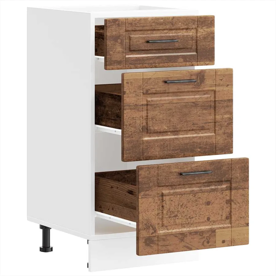 Armoire de cuisine Porto vieux bois bois d'ingénierie - 5