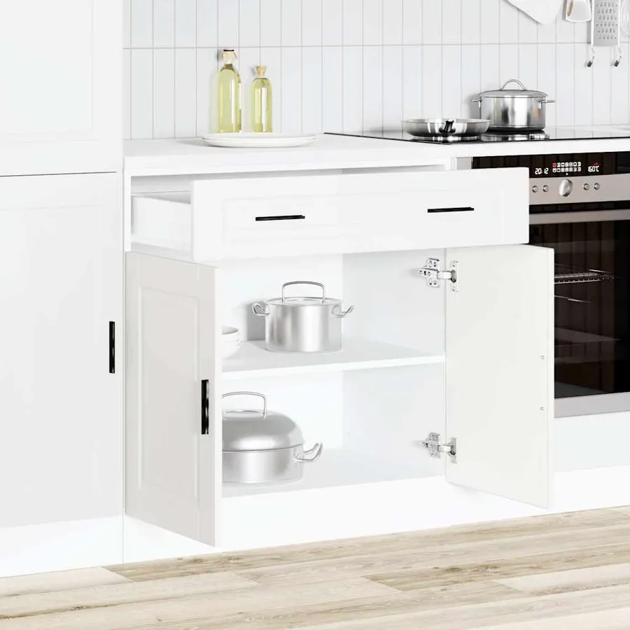 Armoire de cuisine Porto blanc bois d'ingénierie - 3