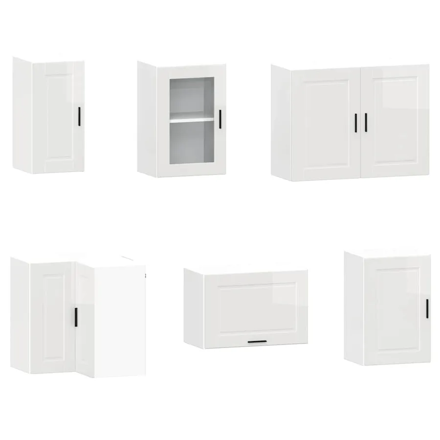 Ensemble d'armoires de cuisine 11 pcs Porto bois d'ingénierie - 5